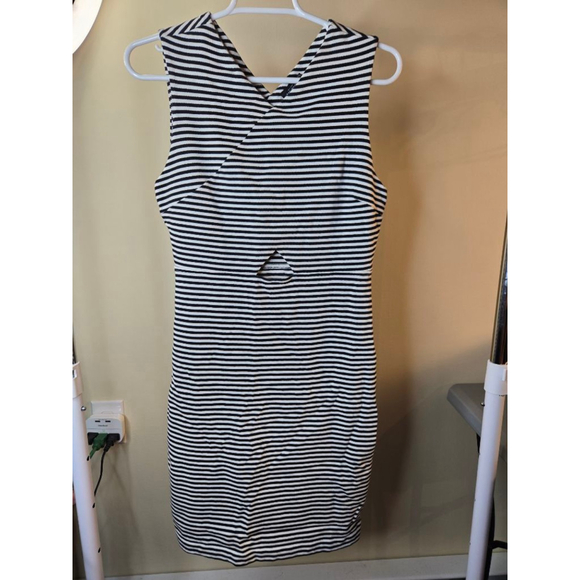 Kate Spade Saturday Dresses & Skirts - Women's Kate Spade Saturday Black White Striped Mini Dress S